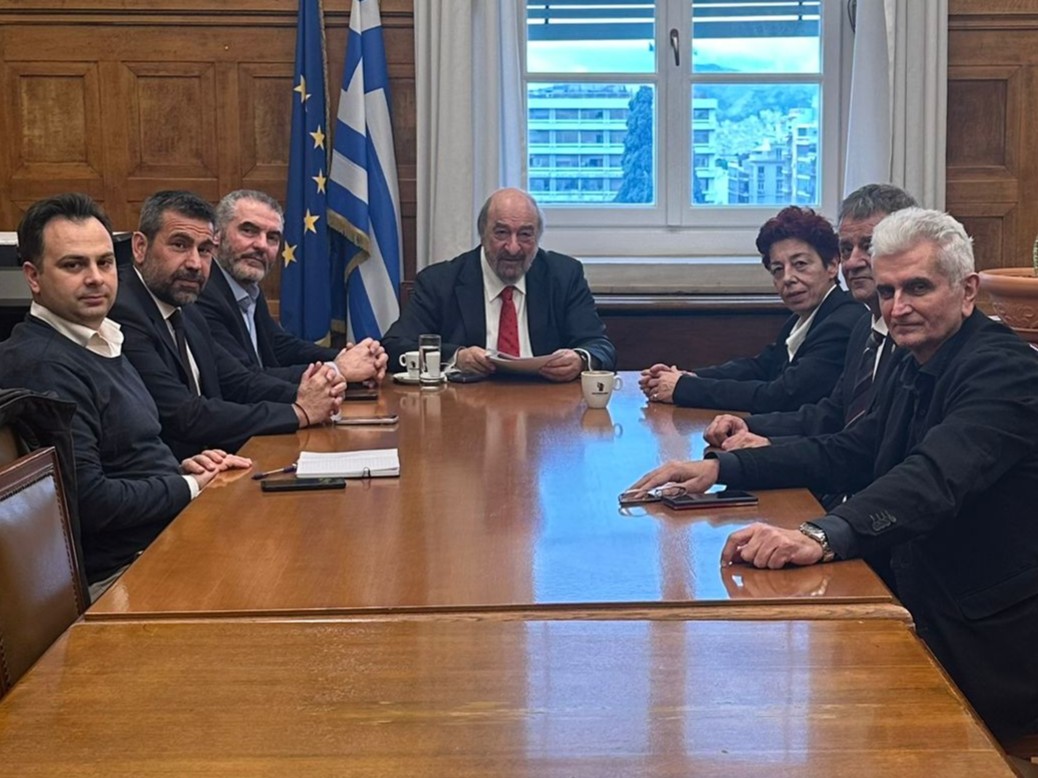 «Συνάντηση του Μ. Χνάρη με το προεδρείο της Ομοσπονδίας Αρτοποιών Ελλάδος» 