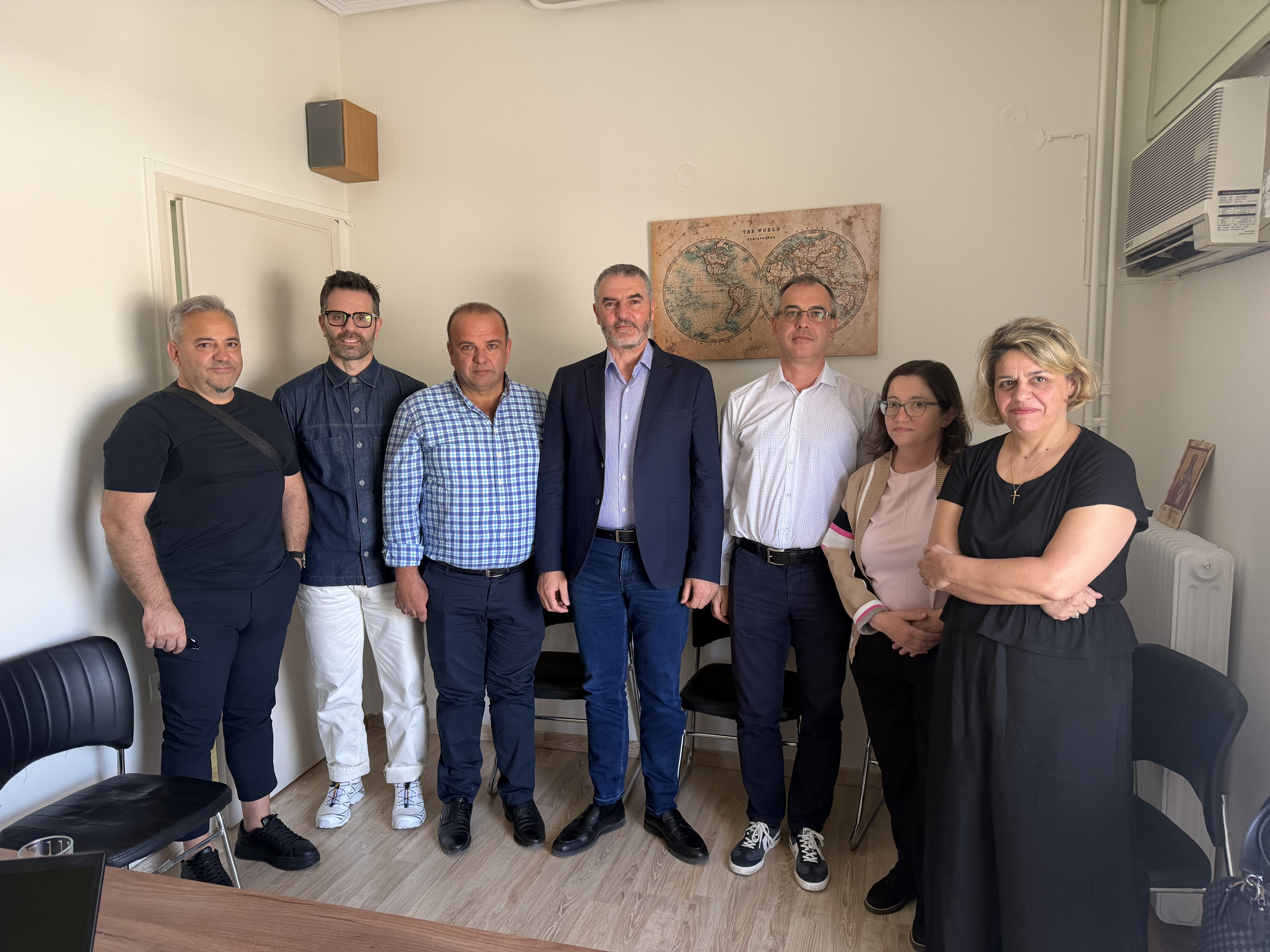 Συνάντηση Μ. Χνάρη με τους Συντονιστές των Κέντρων Υγείας ν. Ρεθύμνου 