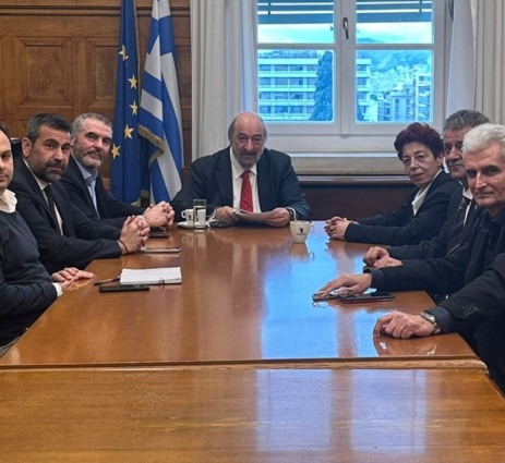 «Συνάντηση του Μ. Χνάρη με το προεδρείο της Ομοσπονδίας Αρτοποιών Ελλάδος» 